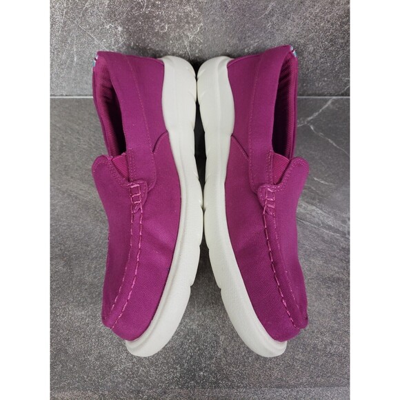 Sperry Recycled Sneakers Womens 8 M Fushsia Captain's Moc Slip Ons Shoes - Picture 3 of 12